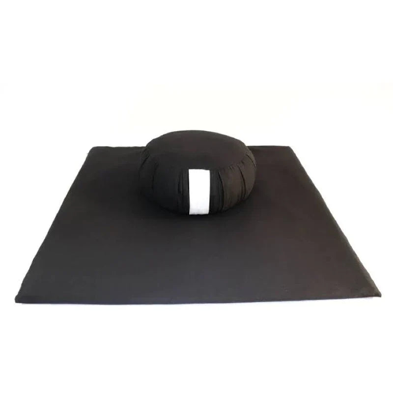 Kit Meditação de Elite – 1 Almofada Zafu Ergonômica + 1 Tapete Zabuton Soft