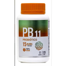PB11 Probiótico 120 Cápsulas - 11 cepas e 15 bilhões de UFC de lactobacillus