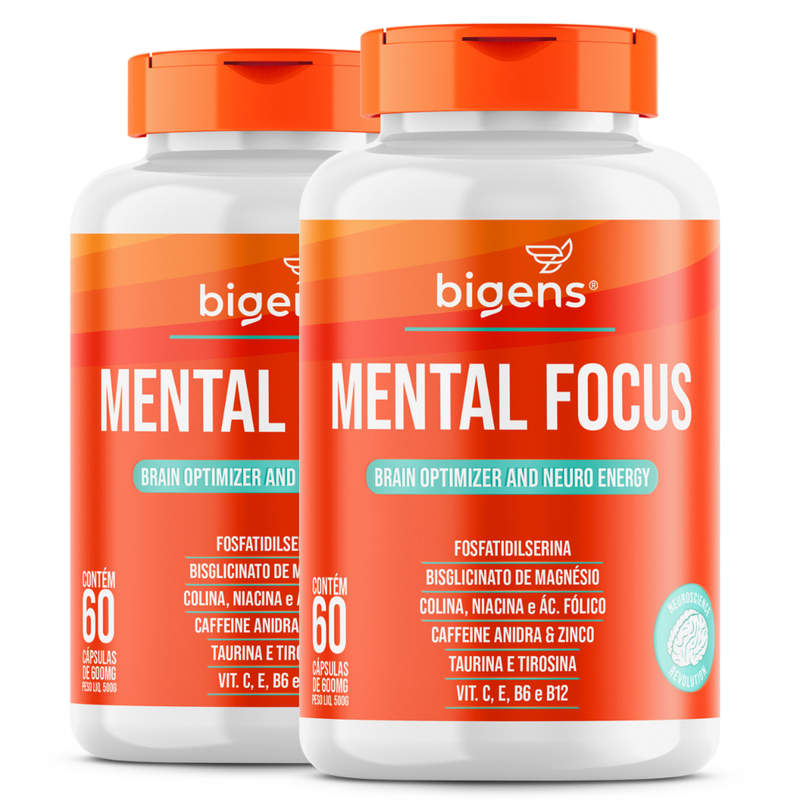 BIGENS KIT 2X MENTAL FOCUS 60 CAPS