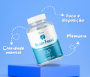 Suplemento Estimulante Cerebral Nootrópico para Foco, Concentração e Memória 60 Cápsulas