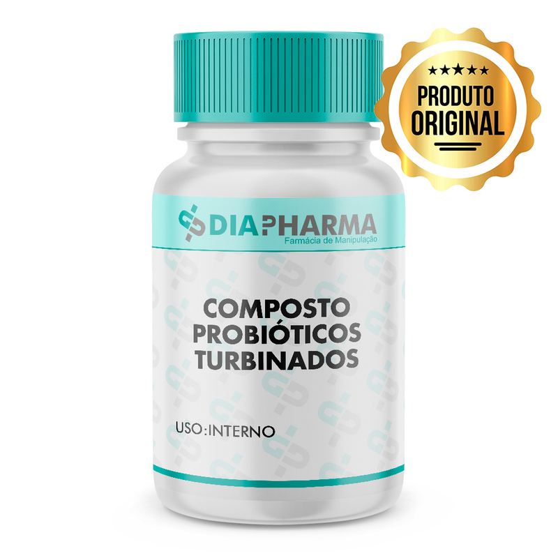 Composto Probióticos Turbinados 60 Cápsulas