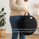 Zafu Almofada para Meditação e Yoga | Capa de Algodão, Sustentável e Ergonômica | Zenai