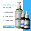 Kit Skincare - Redução de Poros - Sabonete Aloe Vera, Sérum Ahas, Sérum Lifting Skinhealth