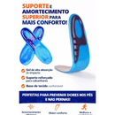 Palmilha Ortopédica, Gel, Conforto, Amortecimento, Anti Impacto e Alívio de Dor