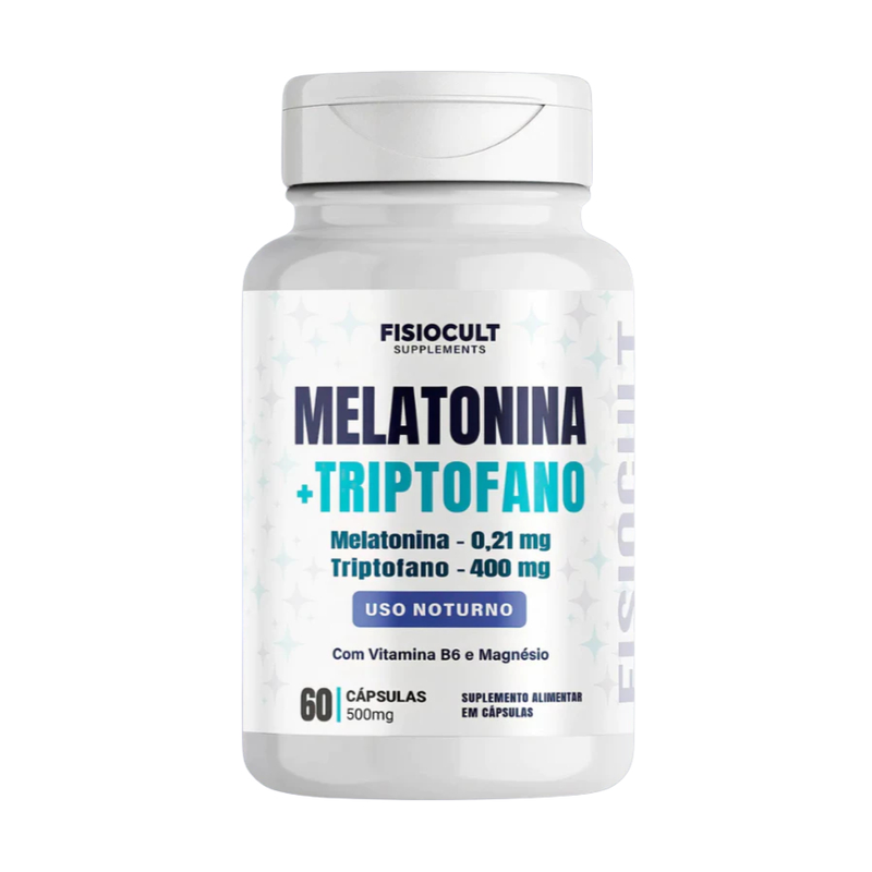 Melatonina FisioCult 60 Comprimidos 1000mg Com Triptofano