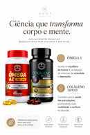 KIT 1 Ômega 3 A-Z - 20 Vitaminas e Minerais + EPA DHA + 1 Colágeno Tipo 2 + CGM