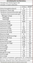 KIT 1 Ômega 3 A-Z - 20 Vitaminas e Minerais + EPA DHA + 1 Colágeno Tipo 2 + CGM